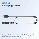 تصویر کابل شارژ ( USB-A Charging Cable) فیلیپس مدل MG5910